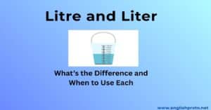 Read more about the article Litre and Liter: What’s the Difference and When to Use Each